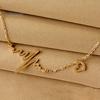 Chocker Necklace Exquisite Clasp Closure Women Alloy Cute Heart Jump Pendant Chain for Wedding