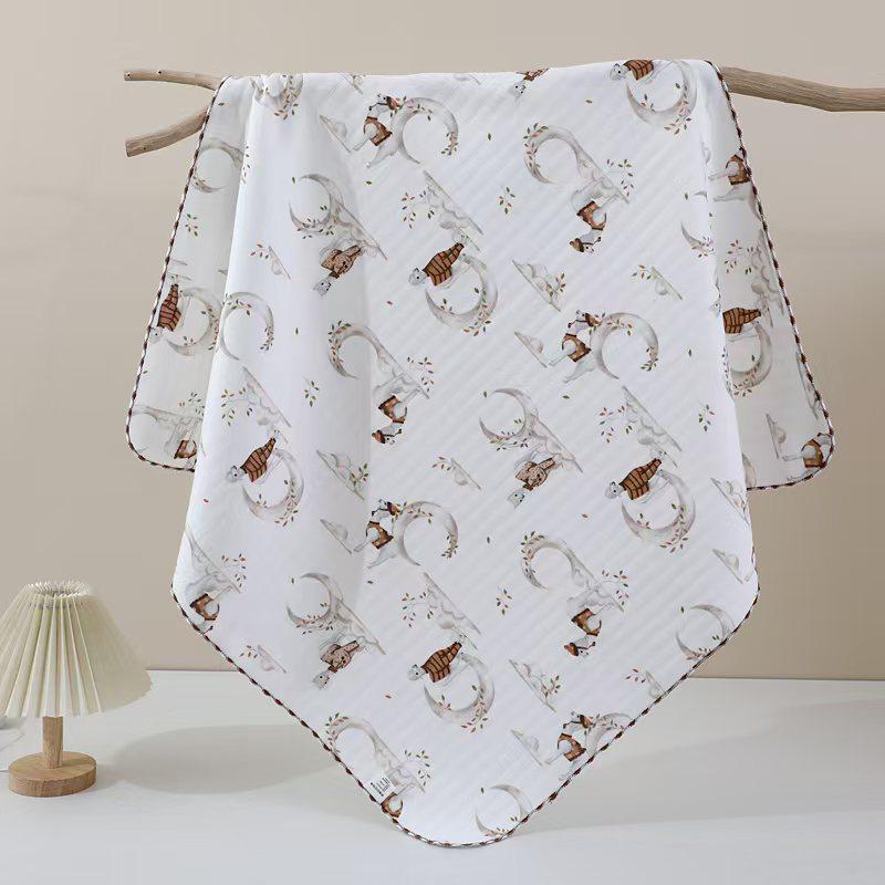 Class A Pure Cotton Baby Swaddle Blanket – Essential for the Delivery Room & Suitable for All Seasons
