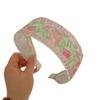 3 stuks Bloemendruk Boheemse Polyester Brede Vlecht Geborduurde Hoofdband Set