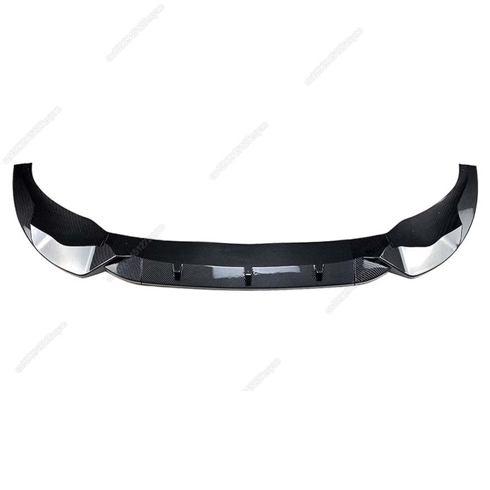 Car Front Bumper Lip Splitter For BMW X3 G01 X4 G02 M40i M40d M-Pack M-Sport 2017-2021 Black Spoiler Diffuser Body Kit Tuning