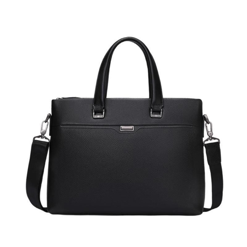 

Мужской деловой портфель из натуральной коровьей кожи: Модная, высококачественная, повседневная сумка для компьютера 88301F-3