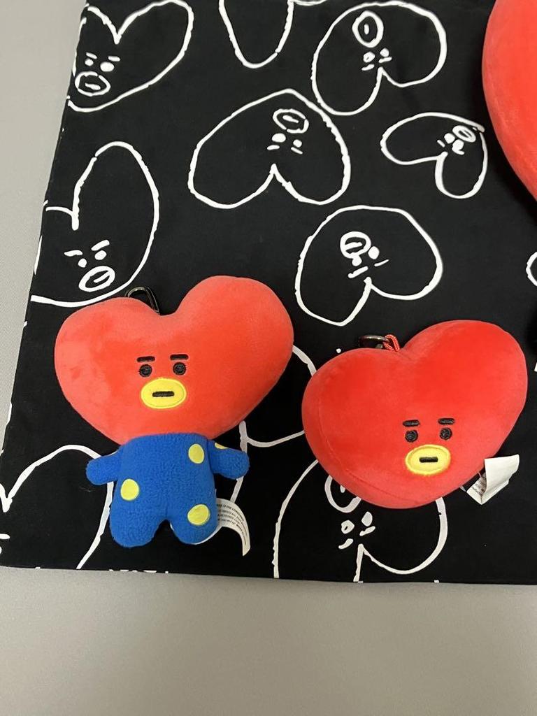 [USED] TATA BT21 Plush Mascot Tote Bag BTS