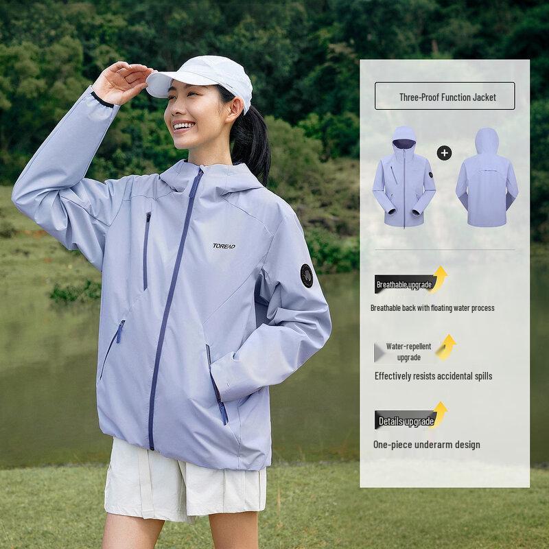 TOREAD Men s & Women s Windproof Water-Repellent Softshell Jacket S