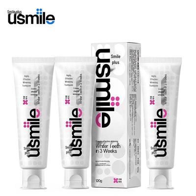 Usmile Whitening Toothpaste - Moon Orchid 3-Pack CN Plug (adapter Included)
