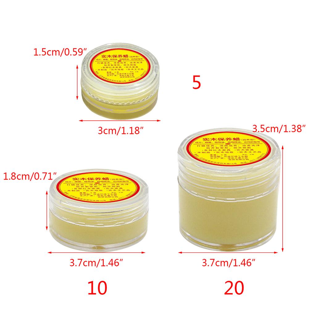 Natural Beeswax Wood Furniture Waxing Maintenance Wax Oil Anti-cracking Moistureproof For Wood Furniture Floor