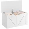 Storage Bench with Safety Hinge and U-Shaped Socket. 136kg