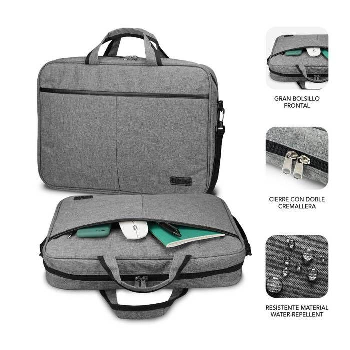 Laptopveske - Subblim - Lb-3elb001 - Grå - One size - 14 tommer
