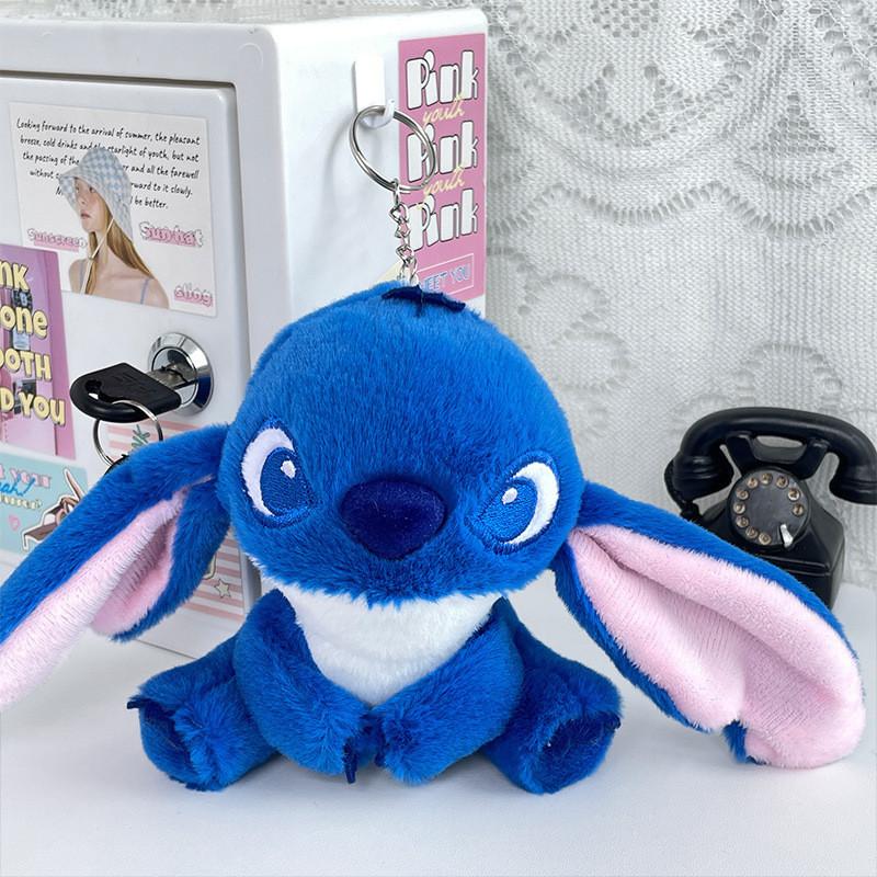 

Adorable Long-eared Plush Animal Toy Cute Cartoon Couple Backpack Keychain Hanging Doll синій