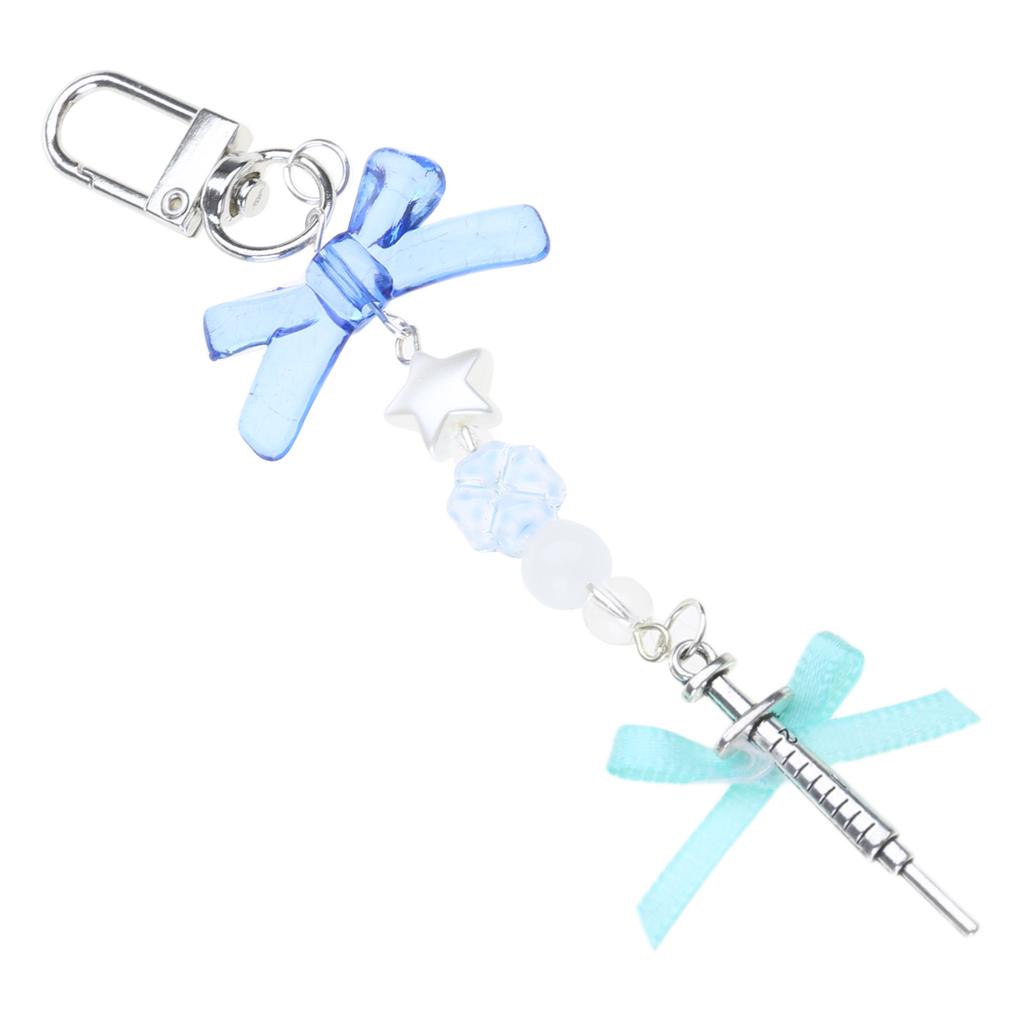  Charm de téléphone papillon rose mignon Pendentif porte-clés élégant Pendentif de téléphone portable perlé Lanière de téléphone pour femmes et filles