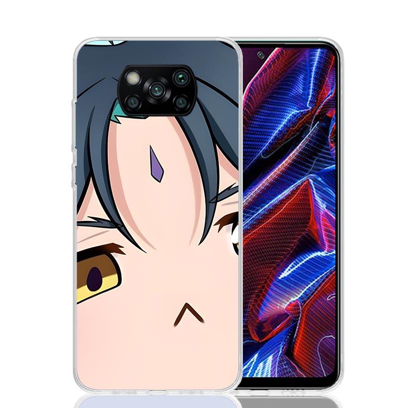Genshin Impact Cartoon Face Phone Case For Xiaomi Poco F7 Ultra X7 X6 Pro X5 Redmi 15 15C 13 13C 12 12C 10 10A 10C 9 9A 9C 9T Sh