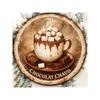 Vintage Metal Hot Chocolate Sign Wall Art Cafe Decor