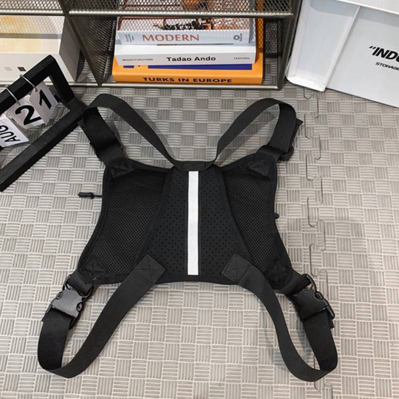 Climbing Molle Chest Bag Multifunctional Tactical Vest Adjustable Running Rig Pouch Outdoor Camping Cycling Hiking Fanny Pack