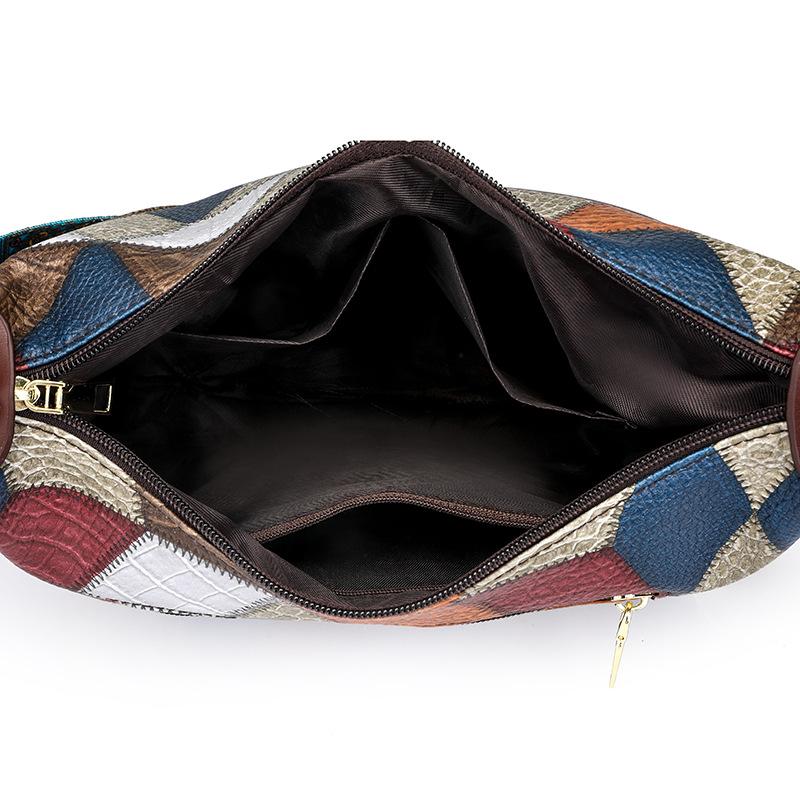 Muttertasche Großraum-Nähte Pendlertasche Weiche Ledertasche mit mehreren Taschen Damen-Umhängetasche