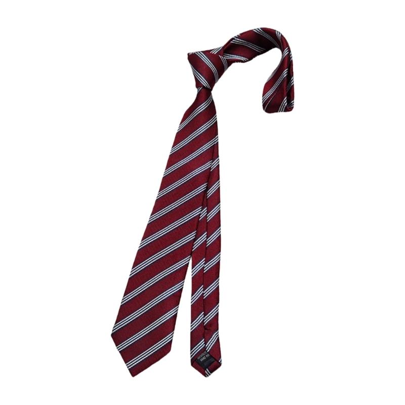 Cravatta a Righe JK alla Moda Cravatta Regolabile Accessorio per Collo per Donne Uomini Adolescenti Accessori per Uniformi Aziendali e Scolastiche
