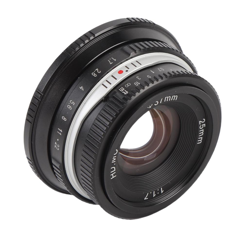 Kamera manuelles Fokussierobjektiv 25mm F1.7 FX-Bajonett manuelles Fokussierobjektiv für X E1 X E2 X A5 X A7 X S10 X S1 X M5