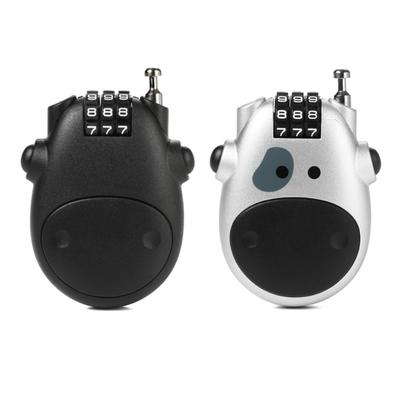 Bicycle Lock Anti-theft Motorcycle Helmet Code Lock Telescopic Steel Cable Electric Bike Combination Padlock Bike