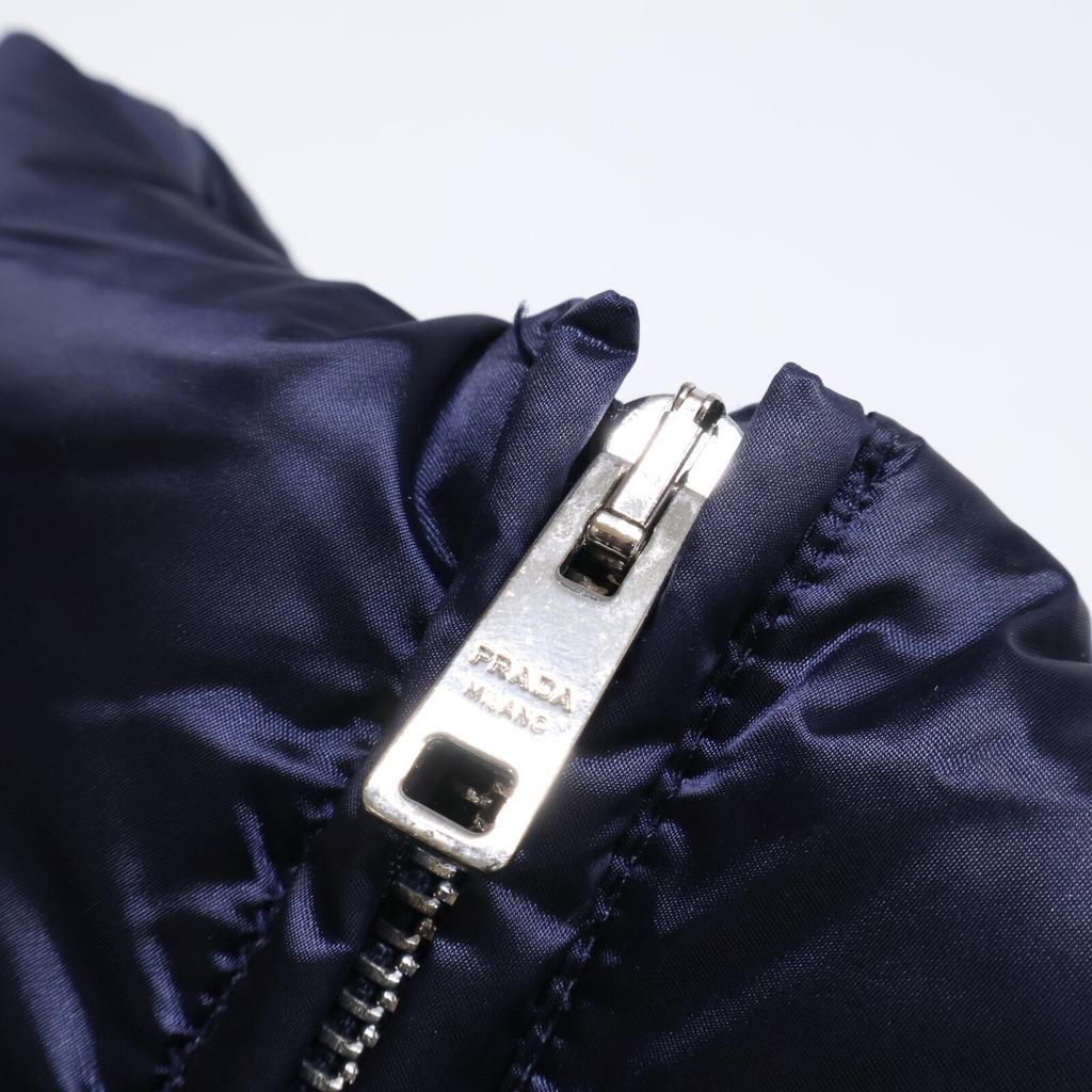 Prada [Domestic Regular] 29Z660 Belted Hoodie Down Coat 42 NavyUsed