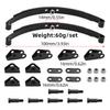 Front Rear Suspension Steel Leaf Spring Lifting Lug Set for 1/14 Tamiya RC Tractor Trailer Truck Model Car Upgrade Parts
