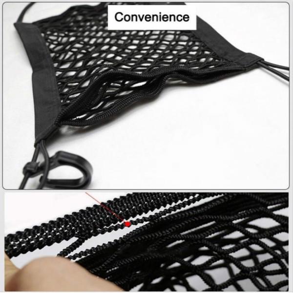 Car Mesh Pockets Inter-seat Storage Elastic Mesh Pockets Car Storage Mesh Bags Seat Storage Bags Car Interior Products