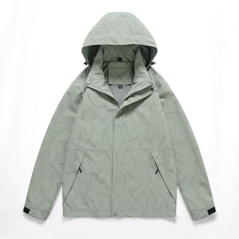 Single-layer Jacket Spring and Autumn Couple Men's and Women's Casual Outdoor Sports Breathable Hooded Single Jacket