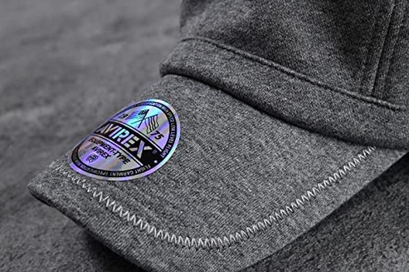 Genuine Work Cap Hat Brand Large Size 7992540 14787700 Number [Avirex] Men's (JP, Size, 62.0 cm, 64.0 cm, GRAY_Sweat(85))