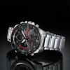 Casio EDIFICE Series Contrast Color Business and Casual Bluetooth Connection Solar Quartz Movement Stainless Steel Strap Japanese and ECB-900DB-1A