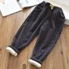 Harem Pants Corduroy Children Outfits Tracksuit Winter Cotton Trousers Kids Outwear Pants Boys Girls Casual Warm Loose Pants