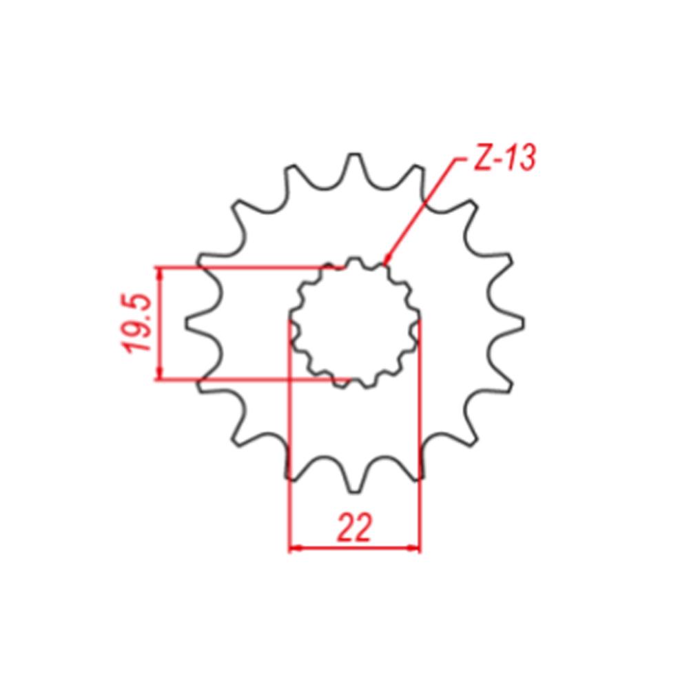 520 13T 13 Tooth 520-13T Front Sprocket Gear Wheel Cam For Suzuki LT-F160 1991-2001 LTF160 Quadrunner 160 2002-2004 LTF LT-F 160