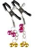 Nipple Clamps with Bells - Erotic Couple Toy for Adults