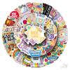 50Pcs/Set Back To School Stickers DIY Fashion Waterproof Doodle Decals Stickers
