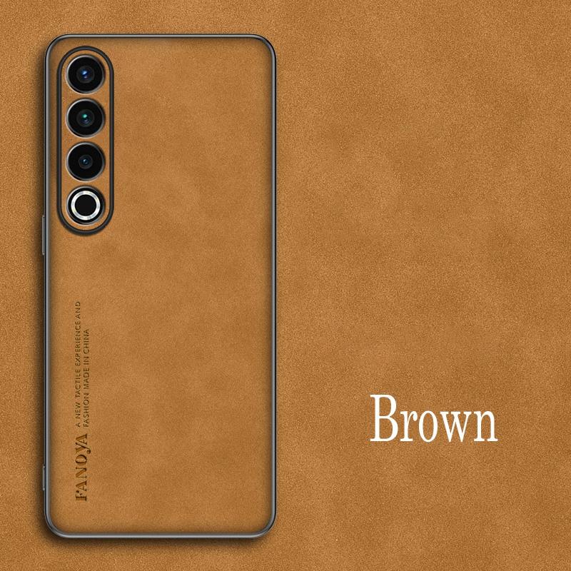 For Meizu 21 Pro Meizu21 Luxury Sheepskin Leather Shockproof Silicone Case For Meizu 21 Note 20 Pro Phone Case Cover Coque