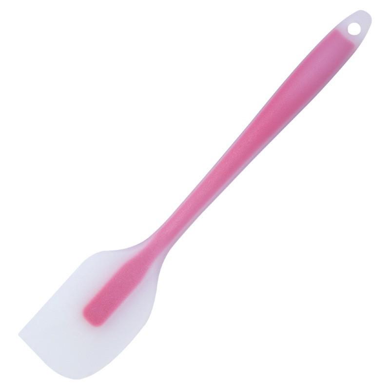 In-Stock Large Silicone Spatula: Translucent Cream Scraper for Cake Baking