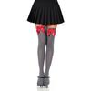 Damen Pinke Over-the-Knee Strümpfe mit Schleifen - Halloween Cosplay Kostüm Zubehör