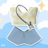 Cimoon Plush Clothes, Outfit Only, 15cm17cm Plush Doll Clothes, Doll Clothes, Plush Doll Dress-Up, Cute Costume, DIY Accessories, Doll Suit,