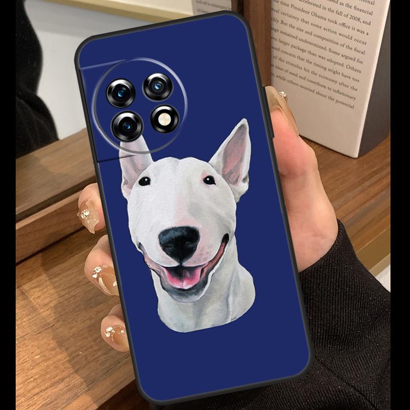 English Bull Terrier Dog Case For OnePlus 15R 13R 13T 12R 15 13 12 11 10 Pro 10T Nord CE 3 4 Lite N20 N30 Nord 5 Cover