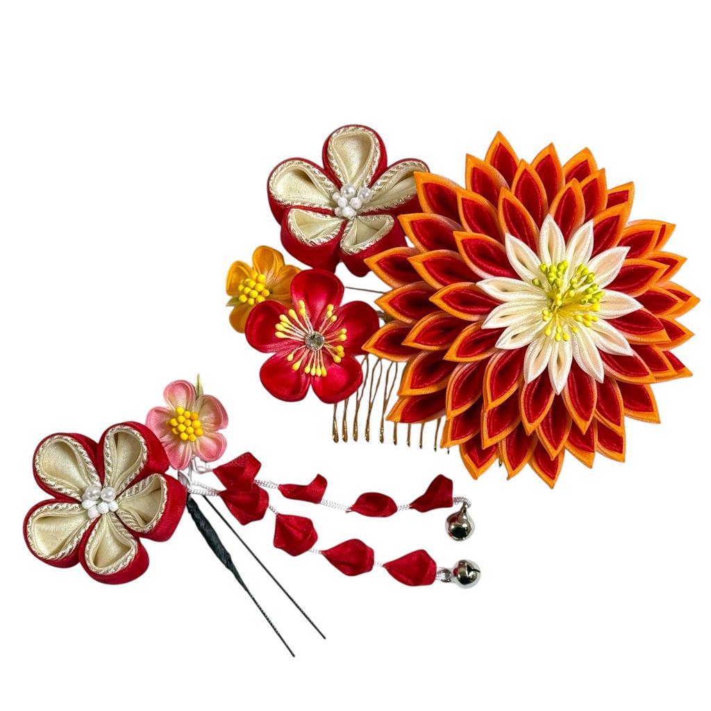 Hårprydnad för ceremoniell kimono Myndighetsfirande (Netto) KZ-5