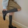 Ladies Autumn and Winter Retro Show Thin Boneless Long Leg Socks