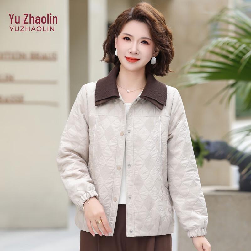 YUZHAOLIN Women s Long-Sleeve Spring/Autumn Thin Windbreaker Shirt 4XL