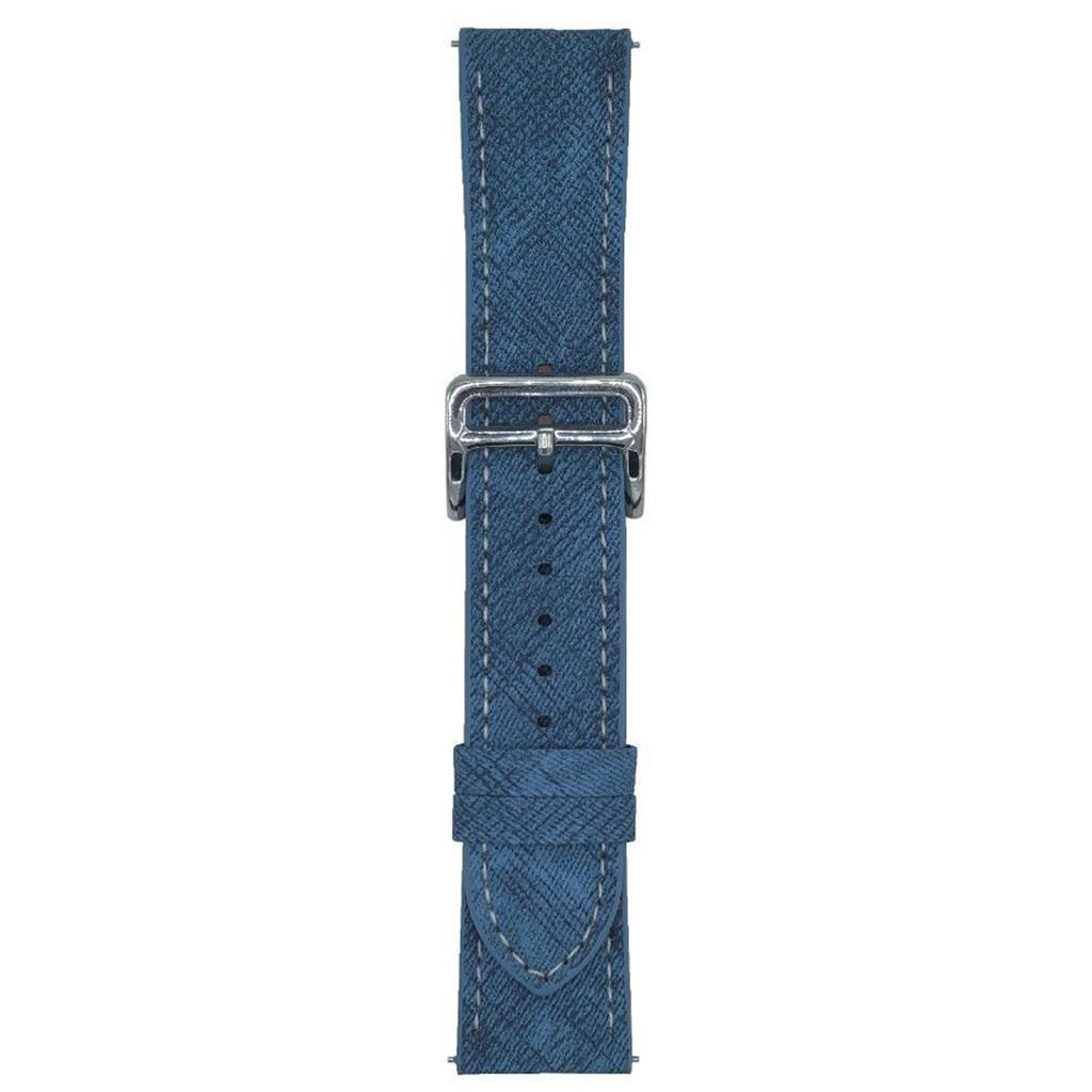 For Samsung Galaxy Watch7/Watch6 Bands Universal 20mm Adjustable Leather Watchband Wrist Strap