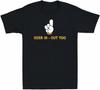 Beer In Out Too Funny Beer Lovers Gift Retro Men's Cotton Short Sleeve T-Shirt