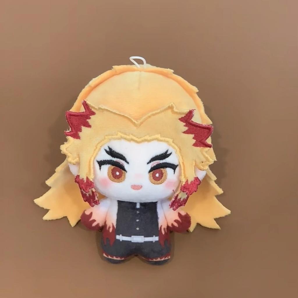 Demon Slayer Plush Tanjiro Giyuu Rengoku Yoriichi Mini Cotton Anime Character Stuffed Keychain Pendant Fans Backpack Decor Birthday Collectible Gift