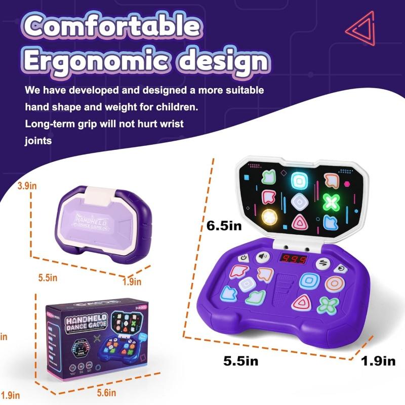 Handheld Dance Game For Kids Fun Brain Memory Toys For Teens Adult ADHD Stress Travel Toys Birthday Gifts For All Ages