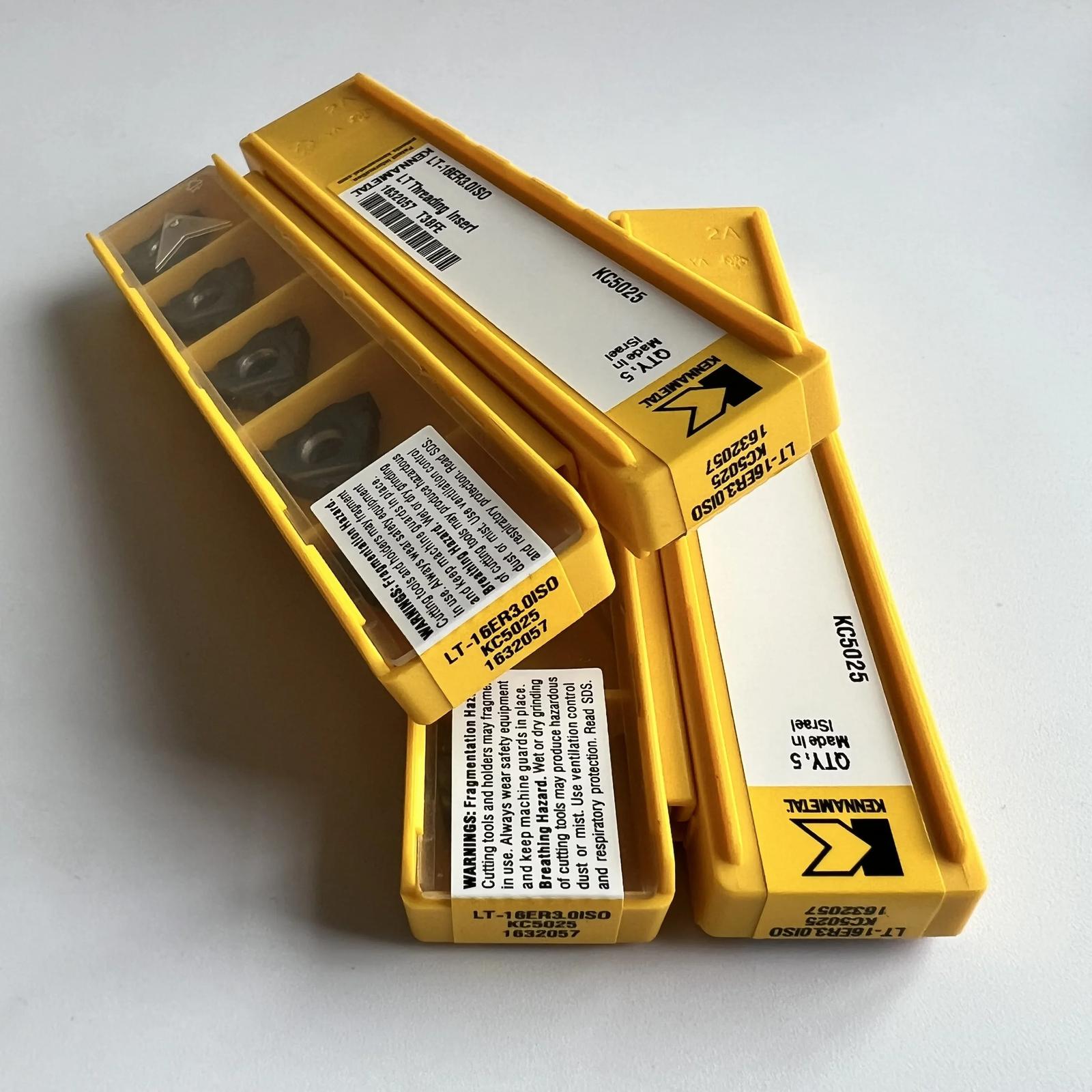 

KENNAMETEL / LT-16ER3.0ISO KC5010 / Original carbide blade 10 Pcs