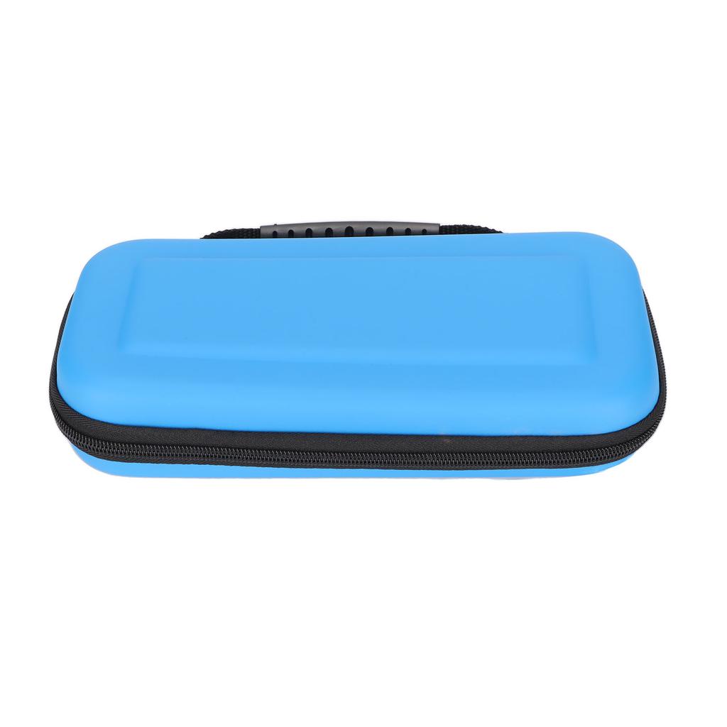 Tragetasche Aufbewahrungstasche Stoßfest Großer Raum Kratzfest Trage-Aufbewahrungskoffer für Switch Konsole Tragbar Blau