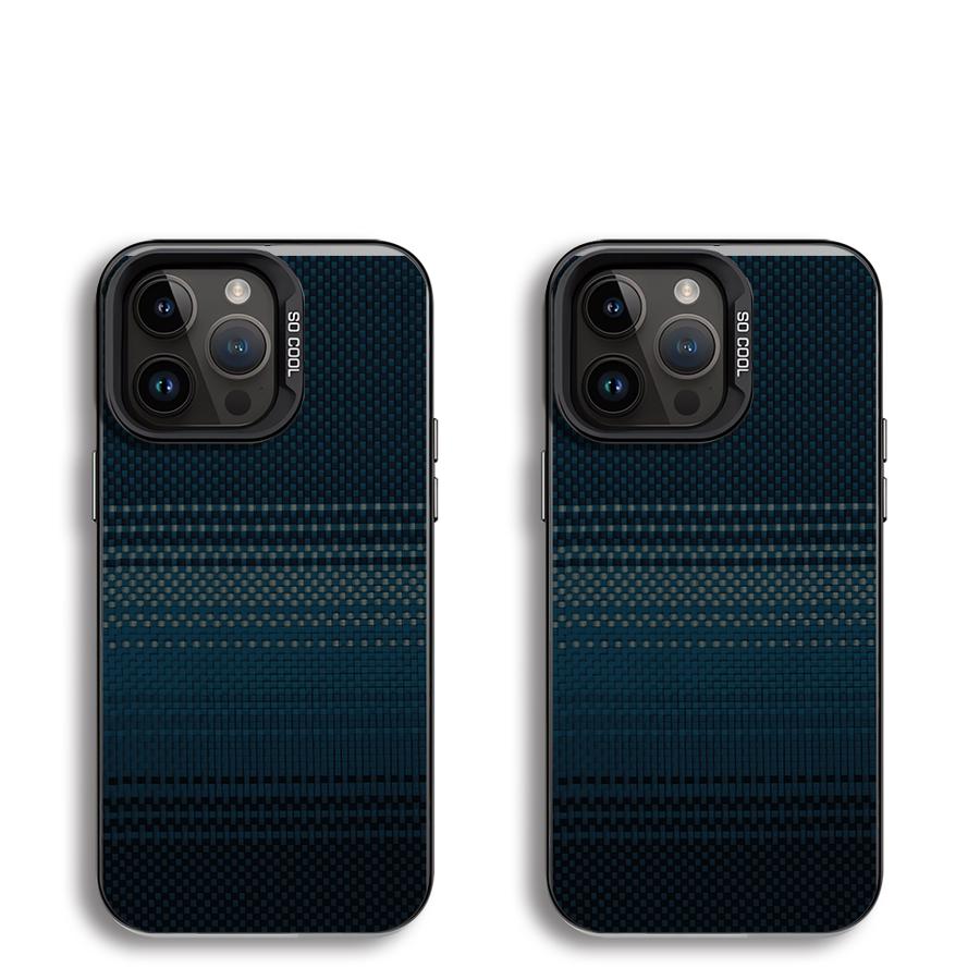 Cool Carbon Fiber Pattern Case for iPhone 17 Pro Max 16 15 11 12 Pro Air 14 Plus 13 Phone Cover