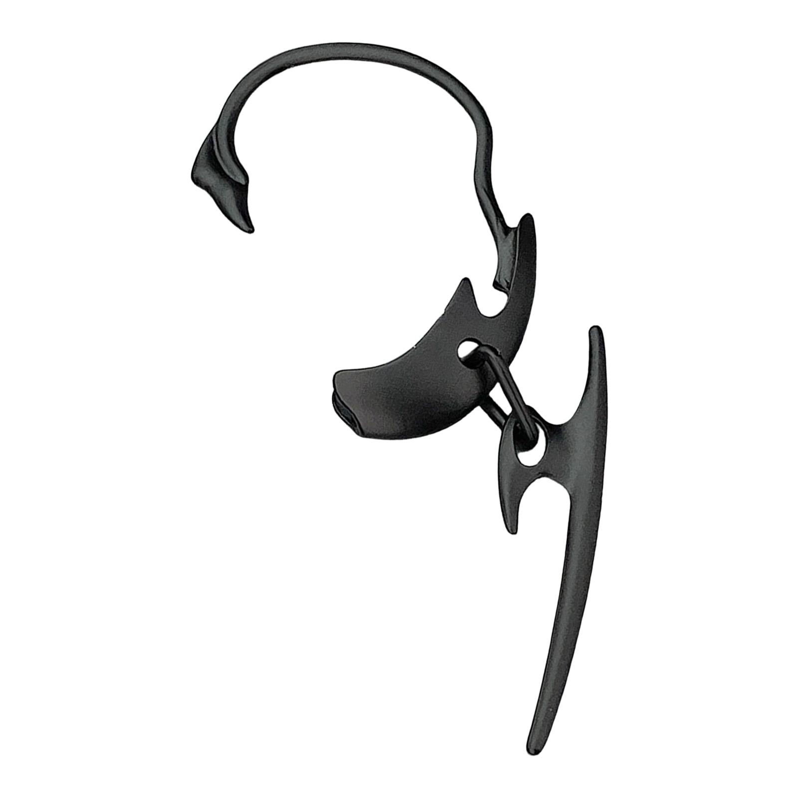 

Готическое хрящевое серьги-сороконожка Изысканная хрящевая серьга из сплава в готическом стиле для трагуса и хеликса 4