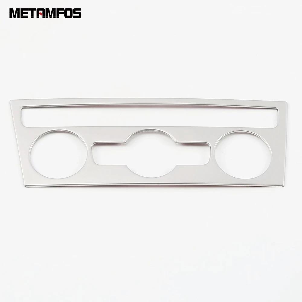 For Volkswagen VW T-Roc TROC 2018-  Carbon Fiber Air Condition Adjustment Switch Panel Cover Trim Interior Accessories