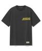BEENTRILL Vintage Taping One-Point Dyed Short Sleeve T-Shirt (Black)