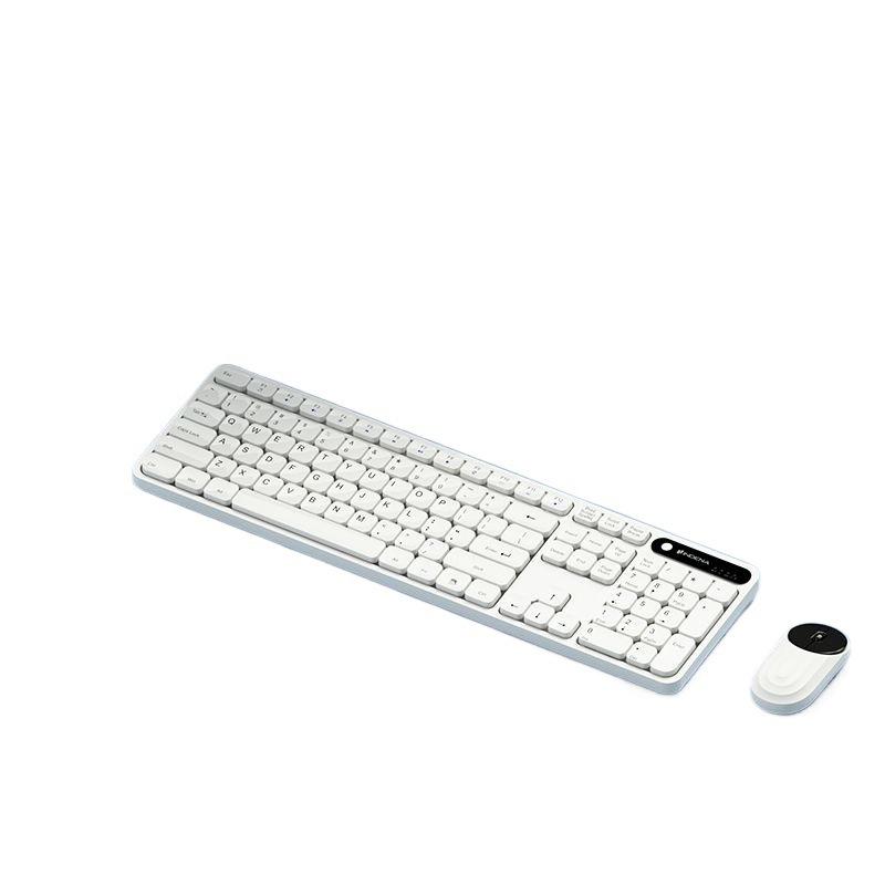Silent Wired Mechanical-Feel Keyboard for Gaming and Office Use