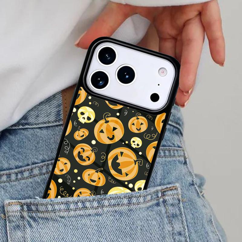 Autumn leaves fall fox pumpkin Halloween Phone Case for iPhone 16e 15 14 13 12 17 Pro Max Plus Air 17pro Cover Coque